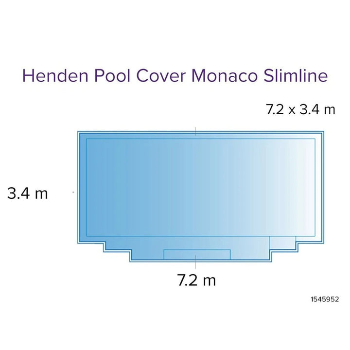 Henden Monaco - Solar Pool Cover Slimline