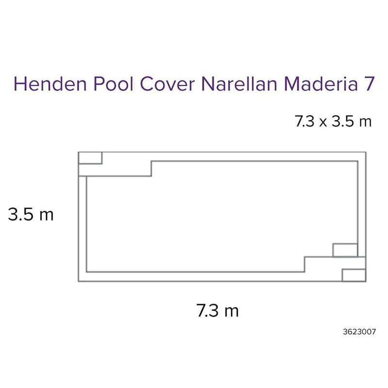 Henden Narellan Maderia - Solar Pool Cover