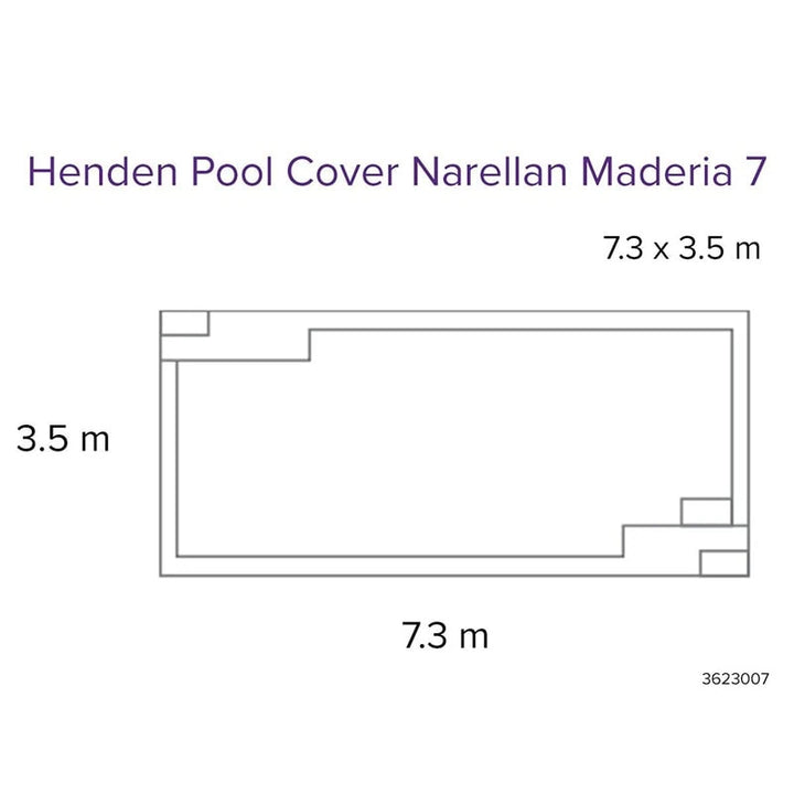 Henden Narellan Maderia - Solar Pool Cover