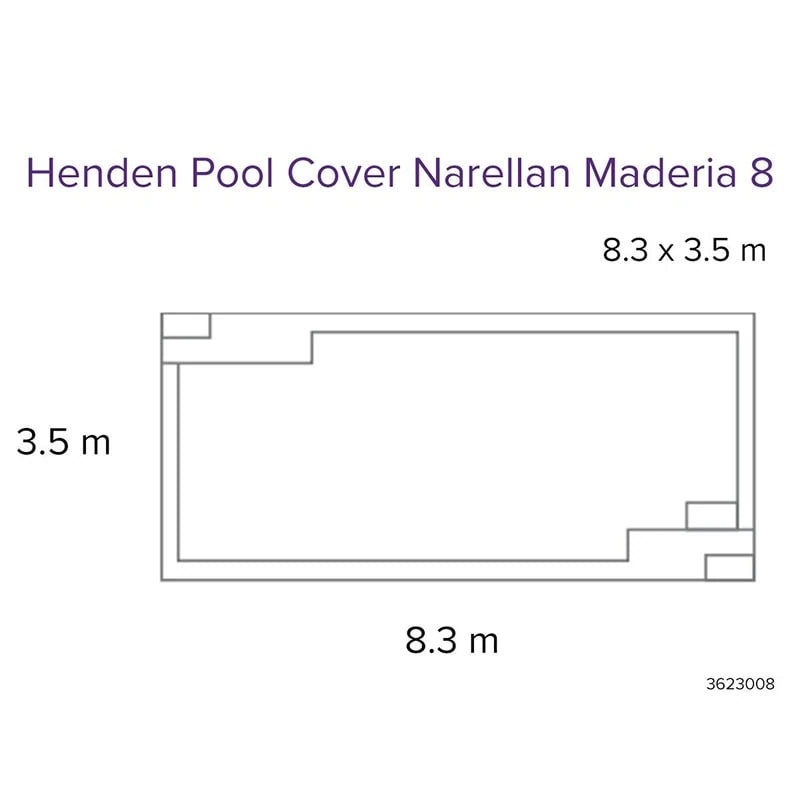 Henden Narellan Maderia - Solar Pool Cover