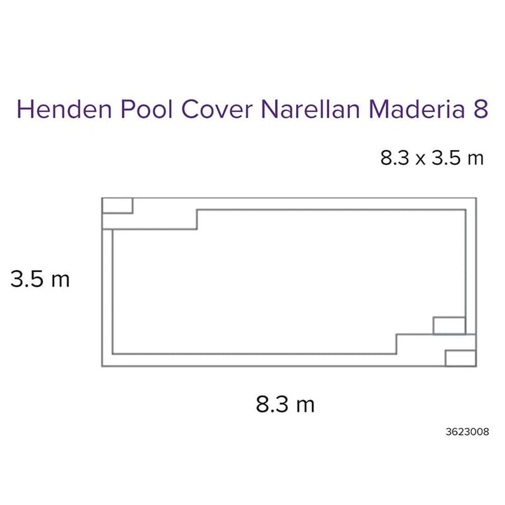 Henden Narellan Maderia - Solar Pool Cover