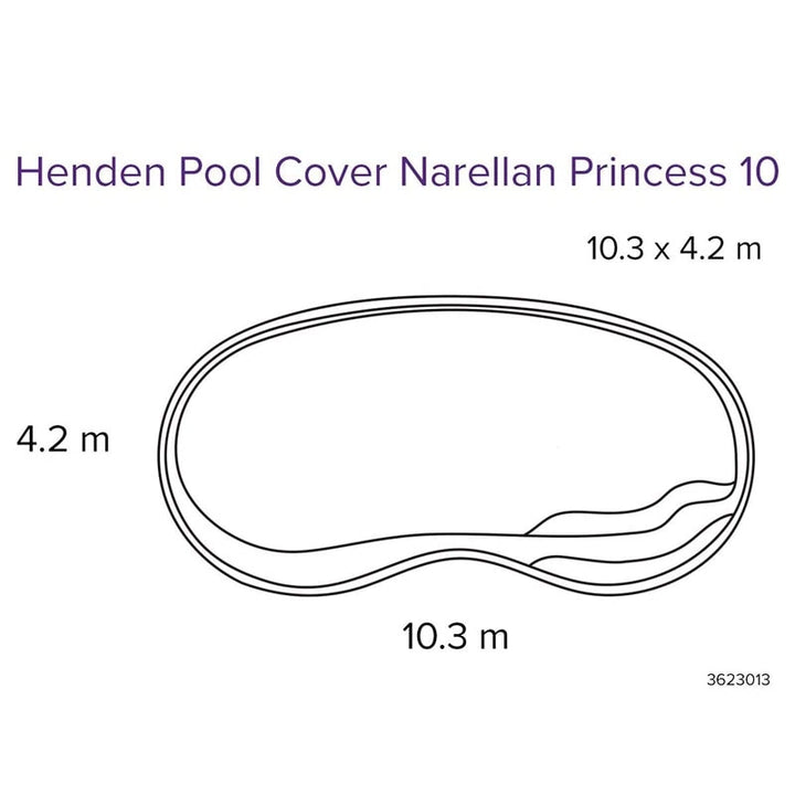 Henden Narellan Princess - Solar Pool Cover