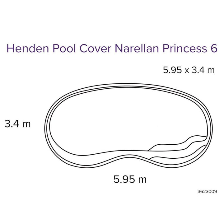 Henden Narellan Princess - Solar Pool Cover