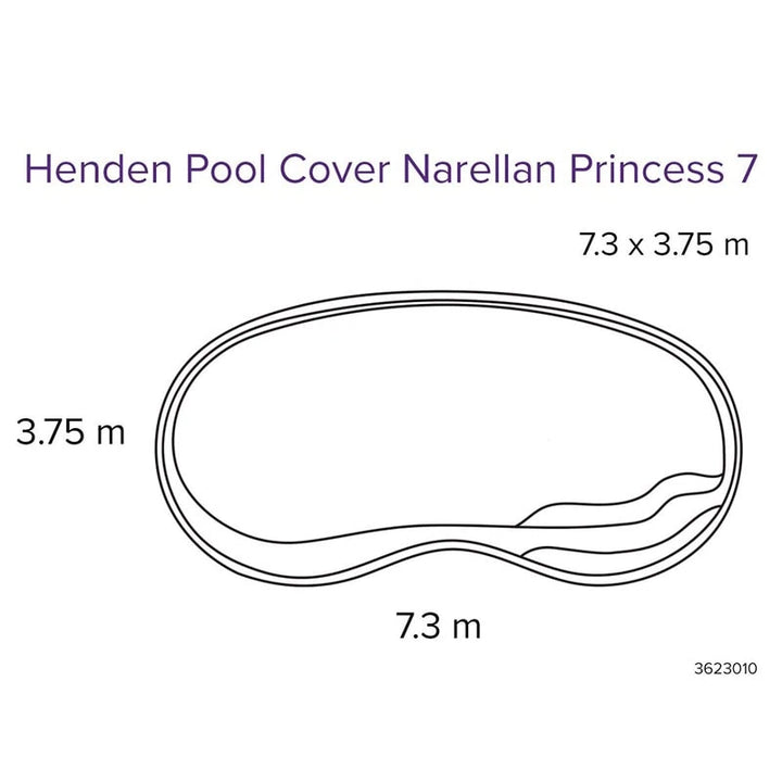 Henden Narellan Princess - Solar Pool Cover