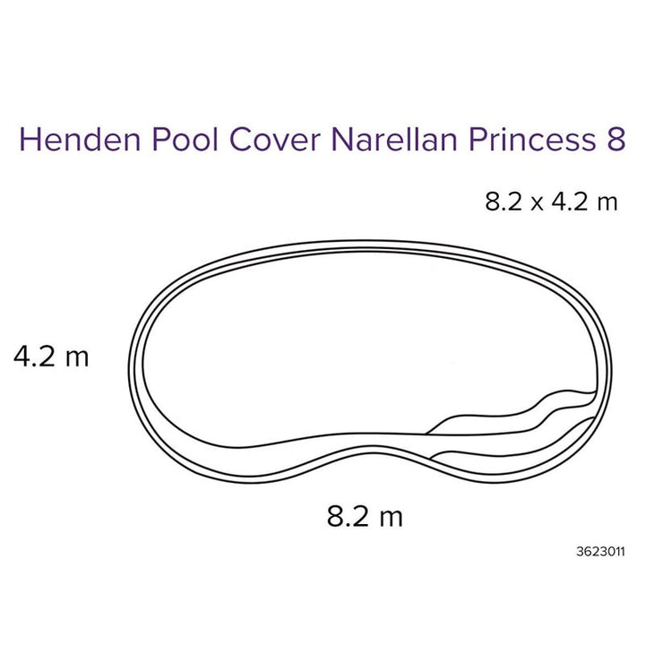 Henden Narellan Princess - Solar Pool Cover