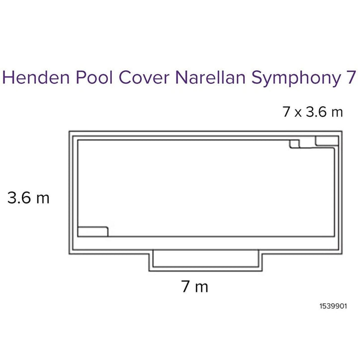 Henden Narellan Symphony - Solar Pool Cover