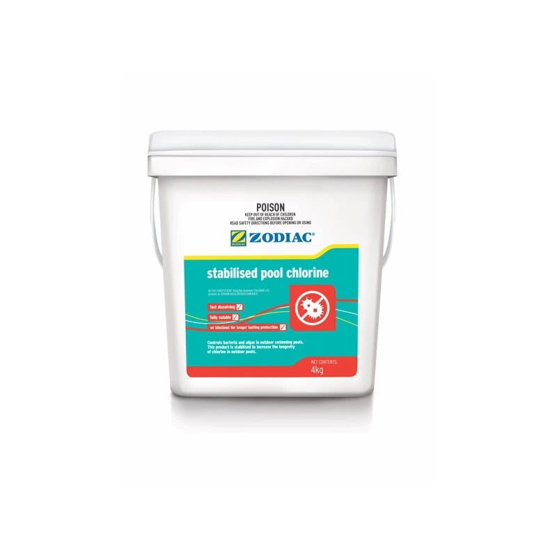 Zodiac Stabilised Pool Chlorine - 4kg Pool Chemical