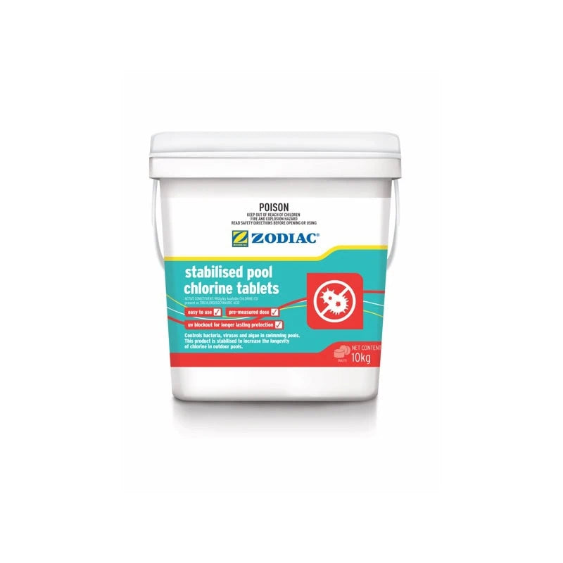 Zodiac Stabilised Pool Chlorine Tablets - 50kg Pool Chemical