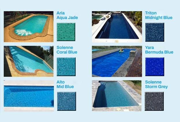pool colour comparison