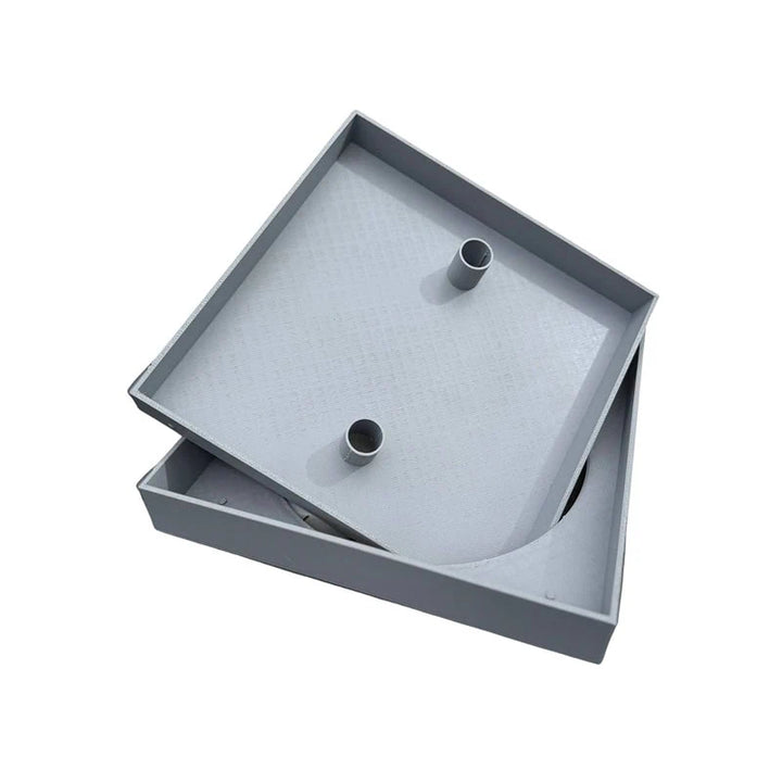 Seamless 310x310 Square Skimmer Lid - Keyless Pool Access Cover