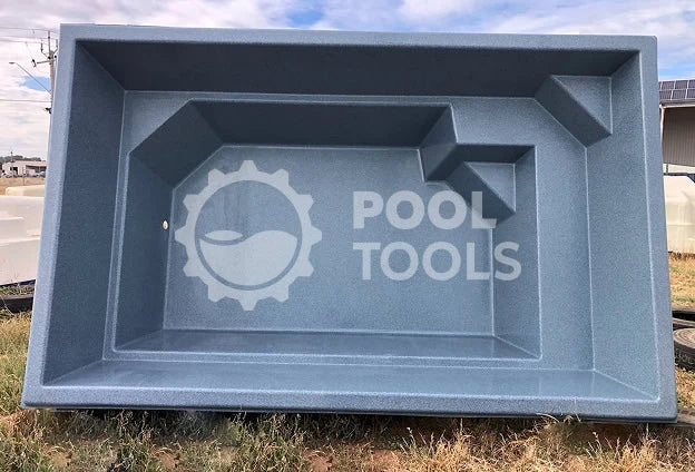 The Rocks 4x2.5 Light Grey - Plunge Pool Shell