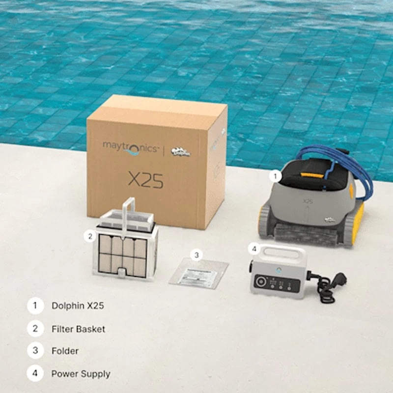Maytronics Dolphin X25 - Robotic Pool Cleaner