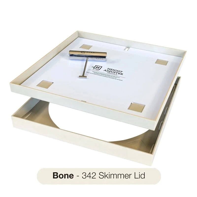 Hide 342mm Bone - Poly Skimmer Lid Kit