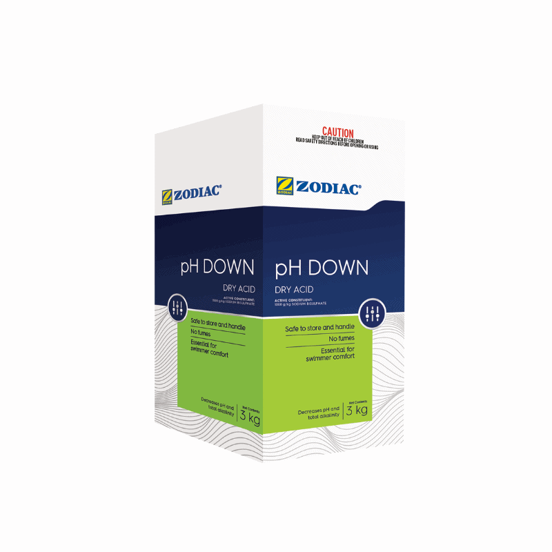 Zodiac pH Down - 3kg Pool Chemical Box