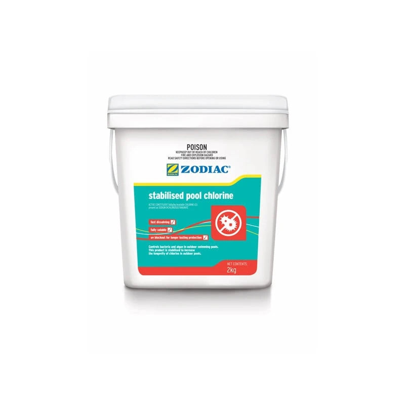 Zodiac Stabilised Pool Chlorine - 2kg Pool Chemical
