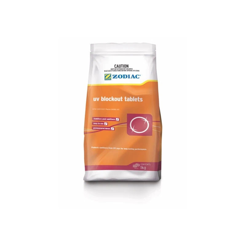 Zodiac PQ UV Blockout Tablets - 1kg Pool Chemical