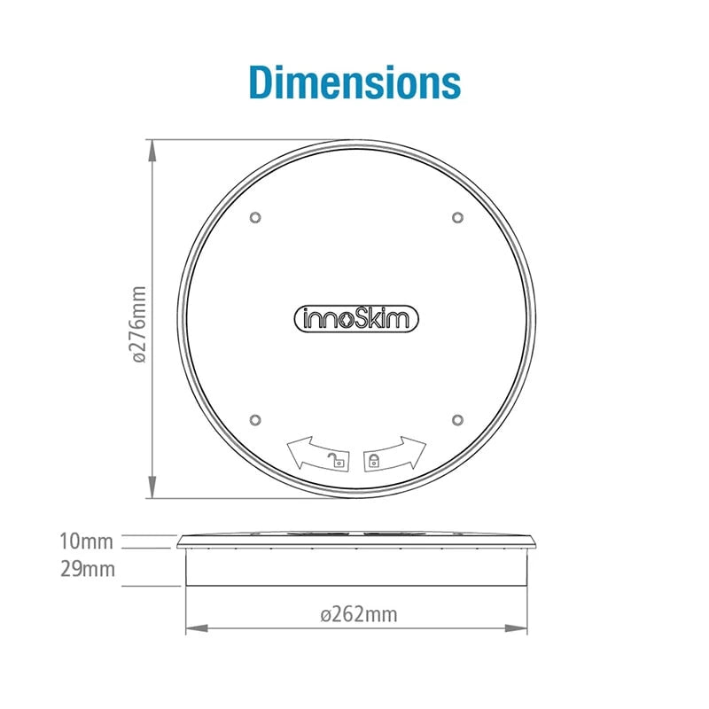 Poolrite innoSkim – Round Skimmer Box