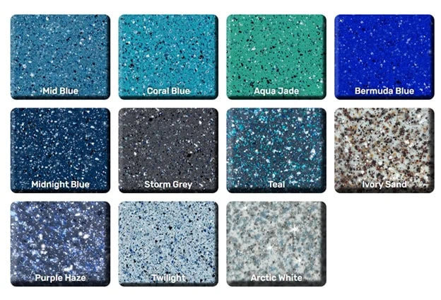 pool color range