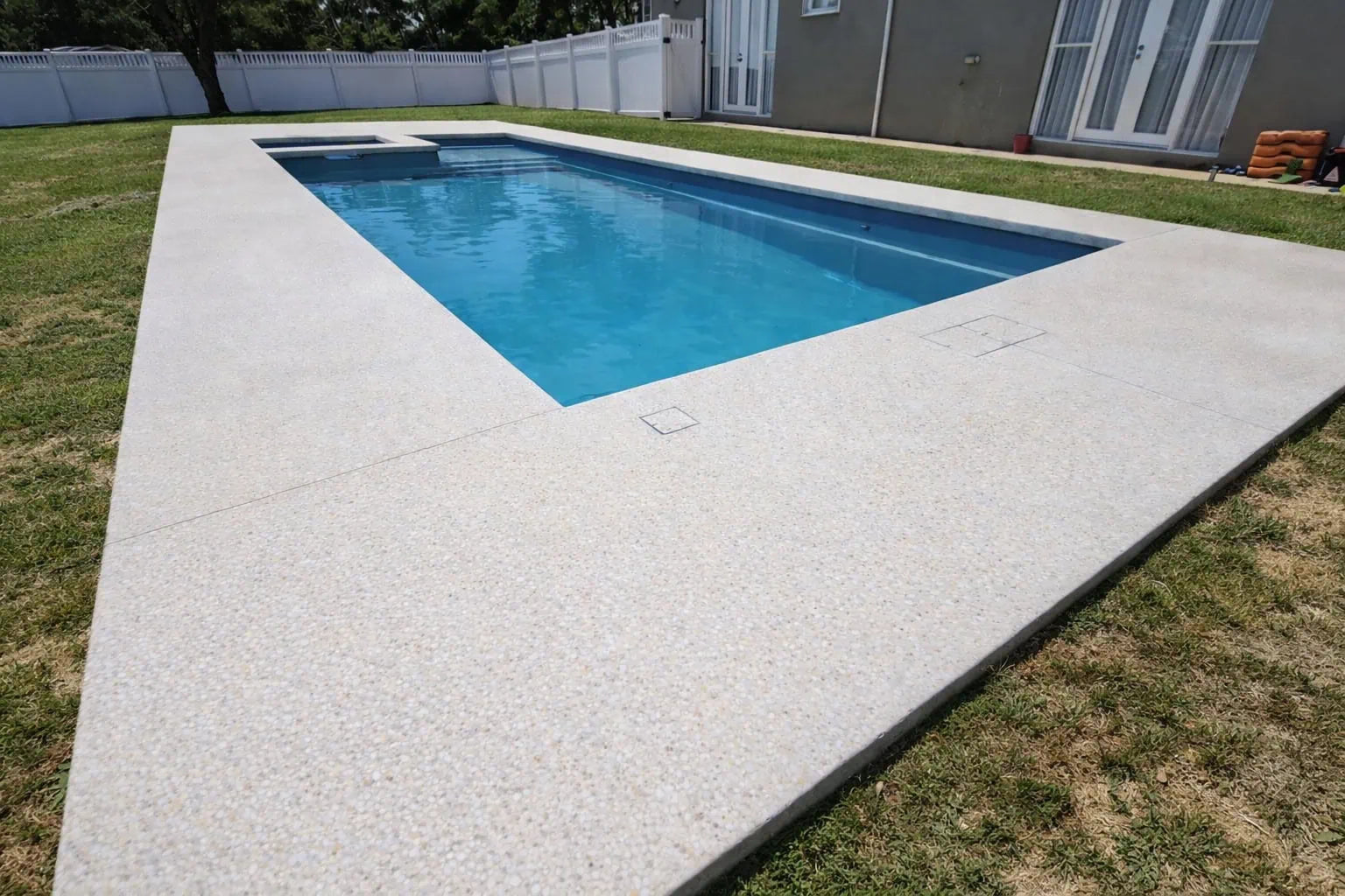 swimming pool coping project by Pool Tools - before/after