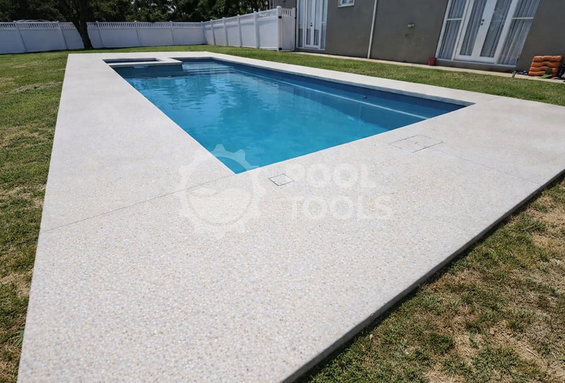 swimming pool coping project by Pool Tools